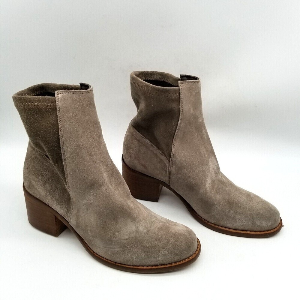Cordani Womens Taupe Round Toe Pull On Ankle‎ Booties Size US 6.5 EUR 37